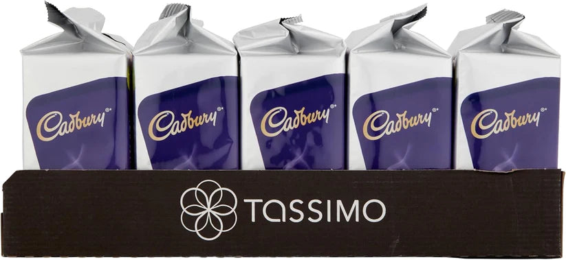 Tassimo Cadbury Hot Chocolate Pods x8 (Pack of 5, Total 40 Drinks)