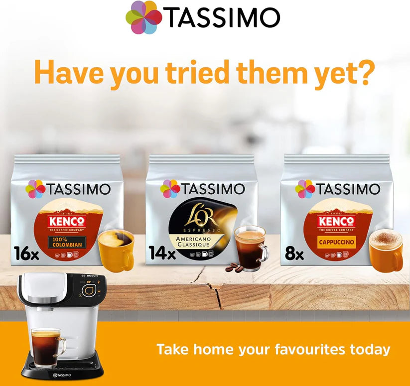 Tassimo Costa Americano Coffee Pods x16 Pack of 5, Total 80 Drinks