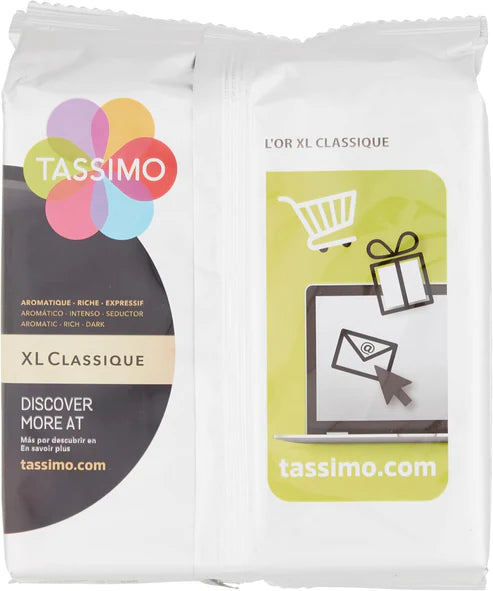 Tassimo L'OR XL Classique Coffee Pods x16 Pack of 5, Total 80 Drinks
