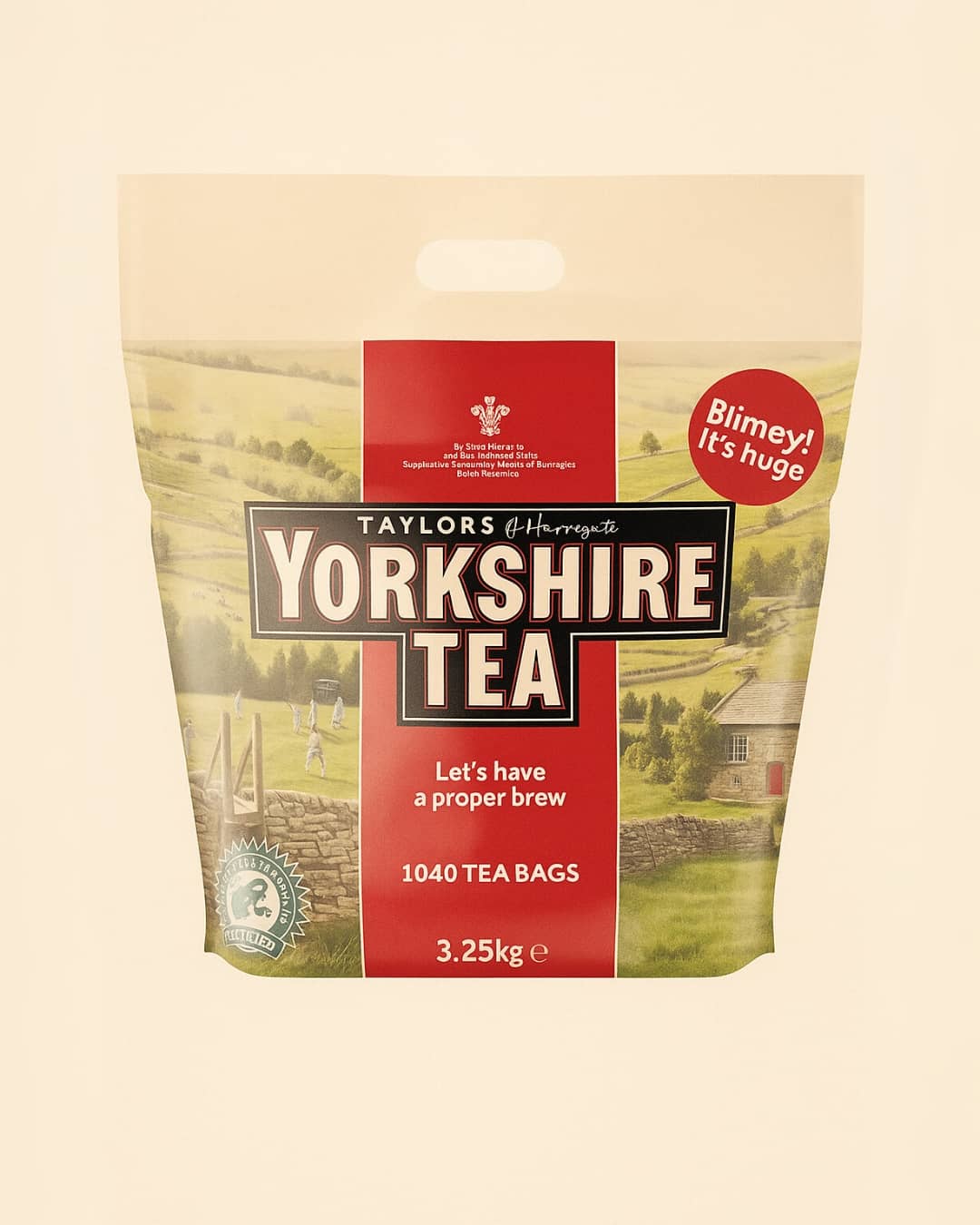 Yorkshire Tea Bags Pack of 1040 | Black Tea | Rainforest Alliance Certified | Vegetarian | Caffeinated | Ethical Sourcing | UK Seller